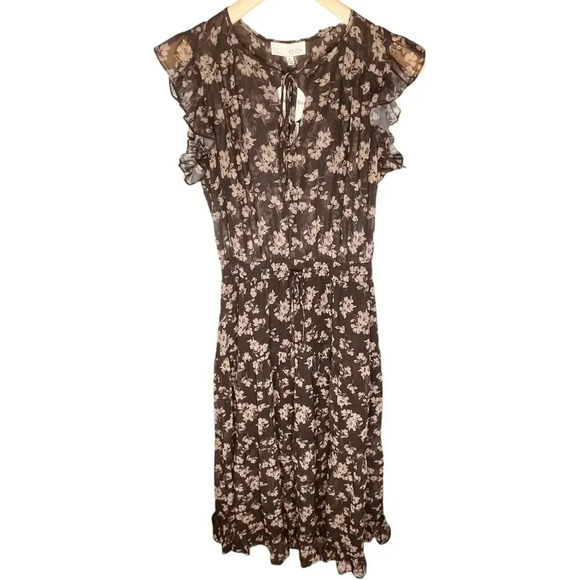 Pinch Floral Ruffle Midi Dress - Picture 1 of 13